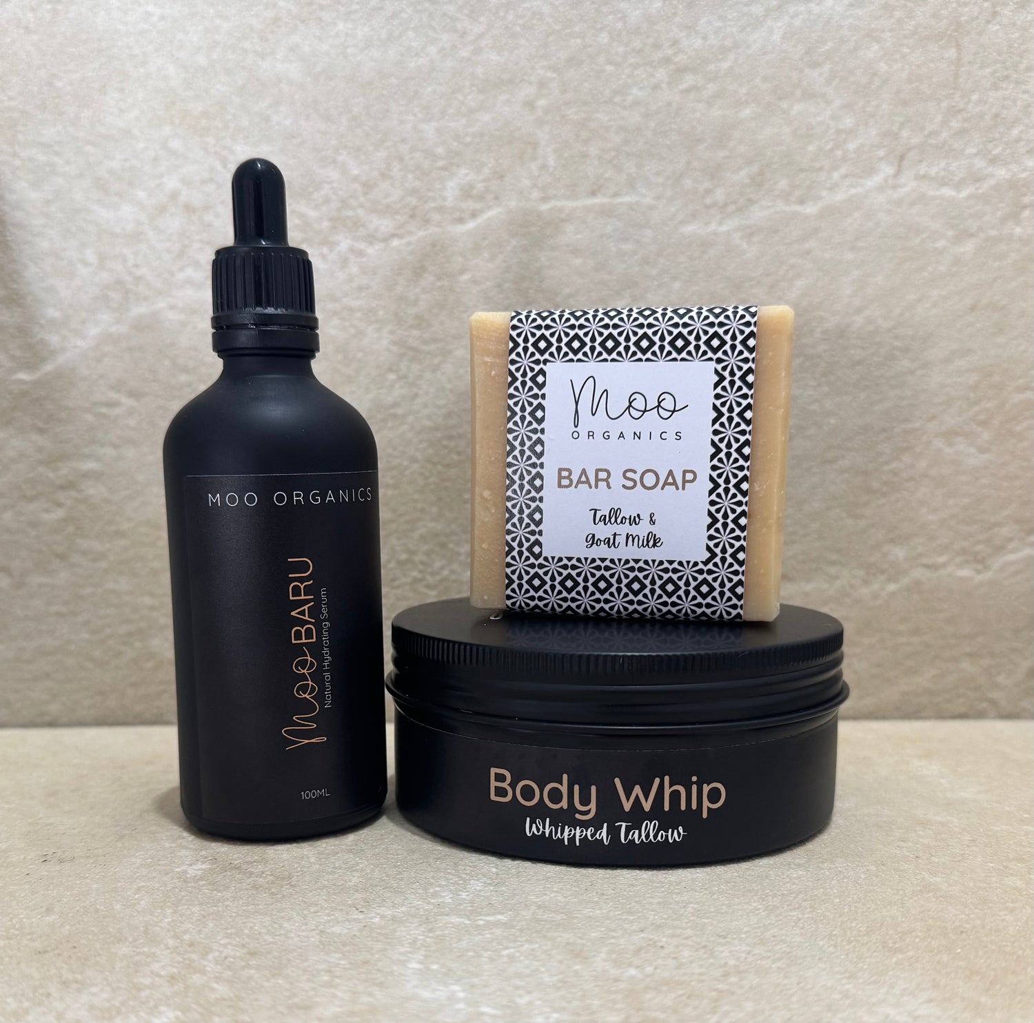 Aged Skin tallow skincare bundle made with grass-fed beef tallow, crafted to deeply nourish, hydrate, and support mature or aging skin naturally, without harsh chemicals or synthetic additives