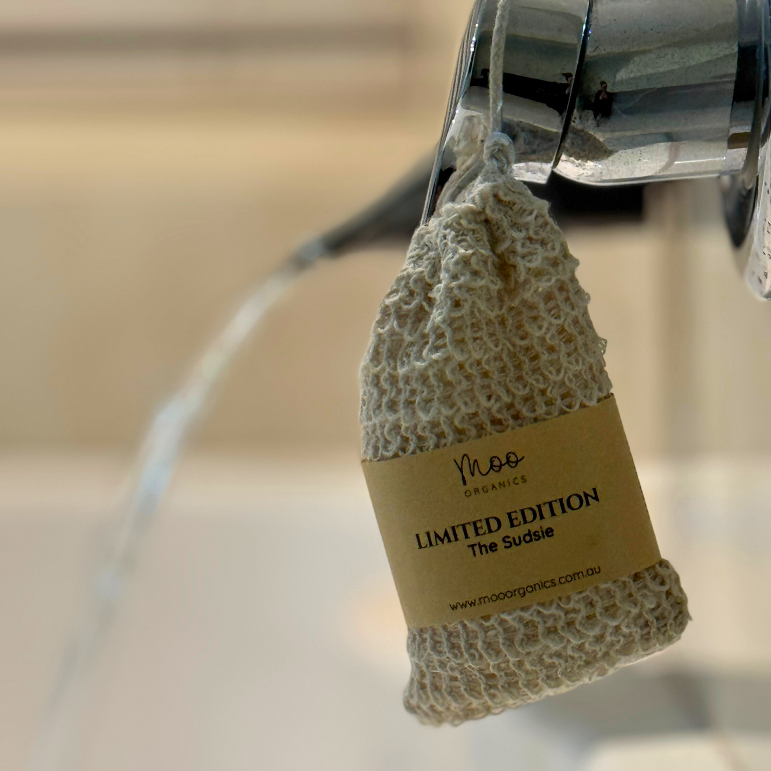 The Tallow Sudsie, a gentle cleansing tallow-based soap made with grass-fed beef tallow to naturally nourish and hydrate the skin while producing a rich, creamy lather