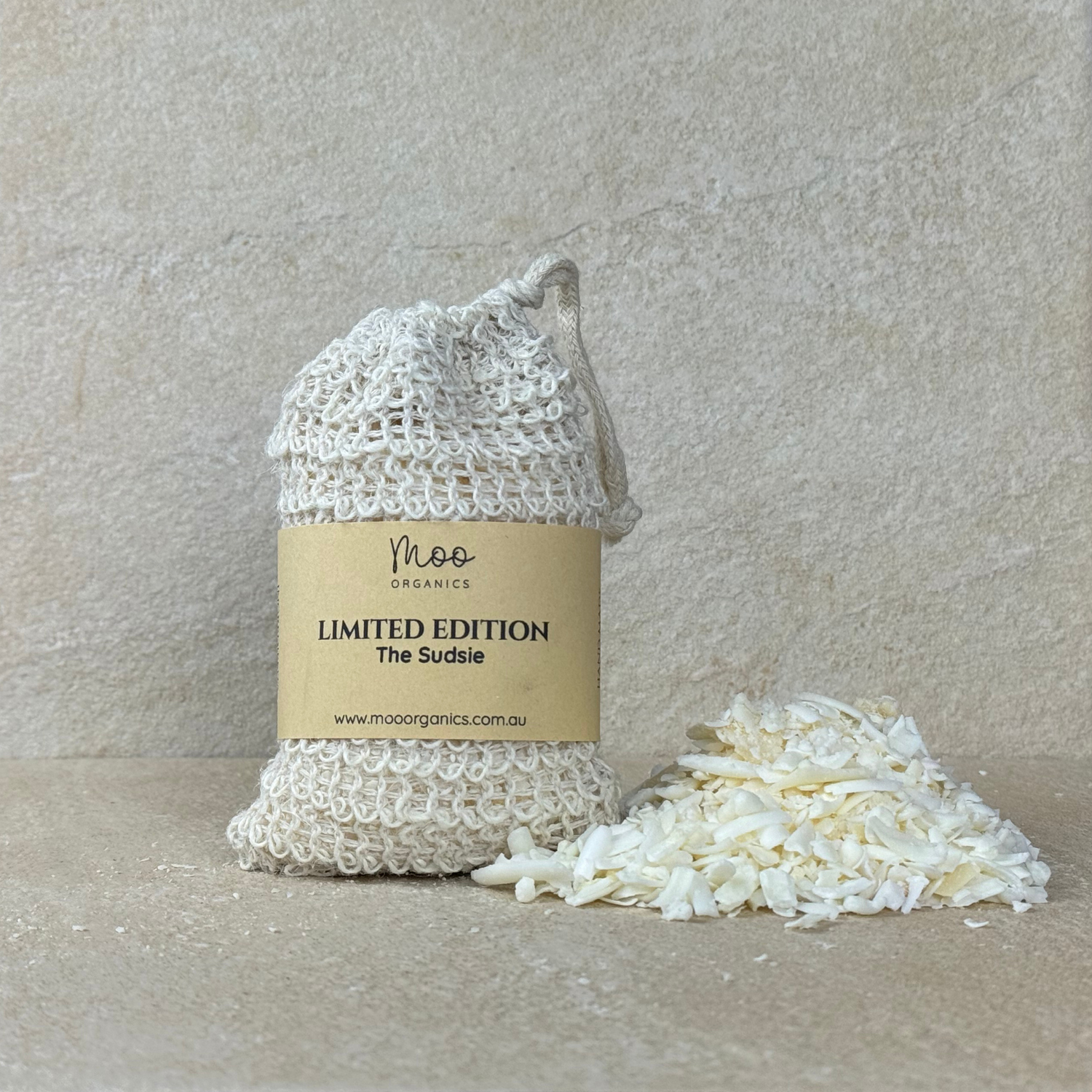 The Tallow Sudsie, a gentle cleansing tallow-based soap made with grass-fed beef tallow to naturally nourish and hydrate the skin while producing a rich, creamy lather